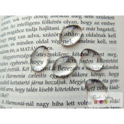 Ovális üveg lencse, kaboson 10x14 mm 5db/cs