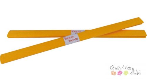 Krepp papír, tekercses 50x200cm - narancssárga