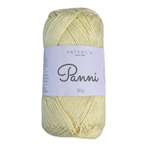 Panni 100% pamut fonal 113 - Krém sárga