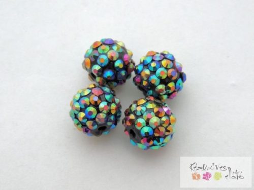 Shamballa strassz gyöngy 3db/cs - multicolor SHGY21