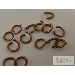 Szerelőkarika 50db/cs - vörös bronz