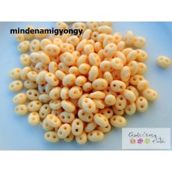 Cseh twin gyöngy 10g/cs TW03182- telt barackvirág