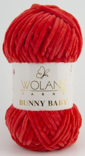 Wolans Bunny Baby plüss fonal 10008 piros