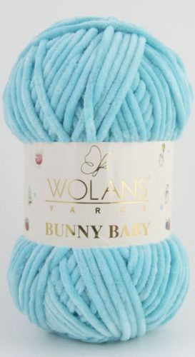 Wolans Bunny Baby plüss fonal 10013 Türkizkék