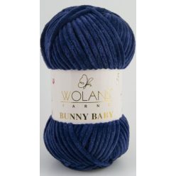 Wolans Bunny Baby plüss fonal 10017 Sötétkék