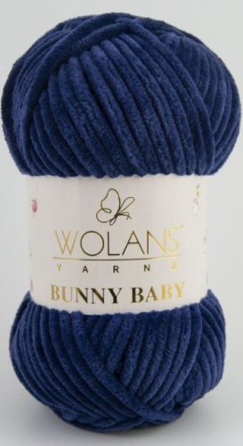 Wolans Bunny Baby plüss fonal 10017 Sötétkék