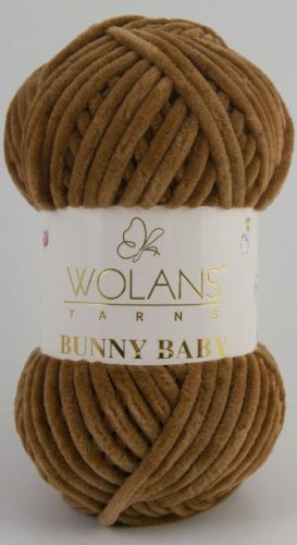 Wolans Bunny Baby plüss fonal 10019 Barna
