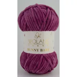Wolans Bunny Baby plüss fonal 10022 Mályva