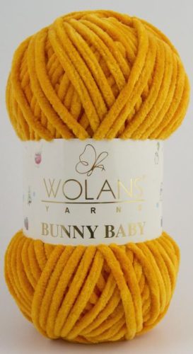 Wolans Bunny Baby plüss fonal 10025 Okker narancs
