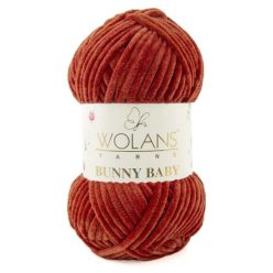 Wolans Bunny Baby plüss fonal 10027 Terrakotta