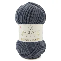 Wolans Bunny Baby plüss fonal 10030 Sötétszürke
