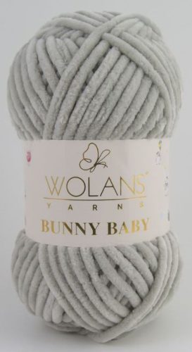 Wolans Bunny Baby plüss fonal 10033 Halvány szürke
