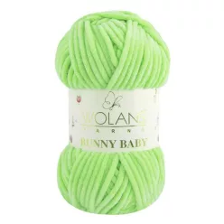 Wolans Bunny Baby plüss fonal 10047 Lime zöld