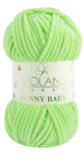 Wolans Bunny Baby plüss fonal 10047 Lime zöld