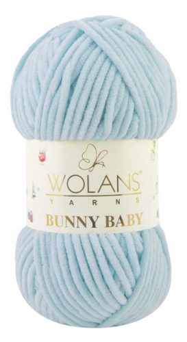 Wolans Bunny Baby plüss fonal 10048 Pasztell kék