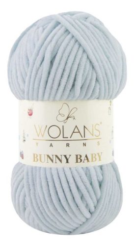 Wolans Bunny Baby plüss fonal 10049 Jégkék