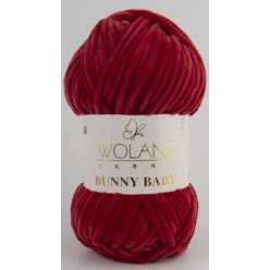 Wolans Bunny Baby plüss fonal 10058 Rubint piros