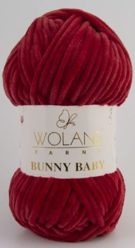 Wolans Bunny Baby plüss fonal 10058 Rubint piros
