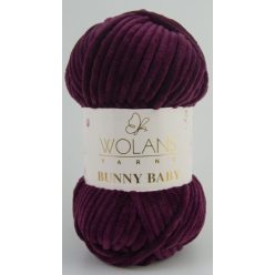 Wolans Bunny Baby plüss fonal 10066 Padlizsán