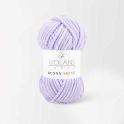   Wolans Bunny Baby Shine, csillogós plüss fonal 820-15 Orgona lila
