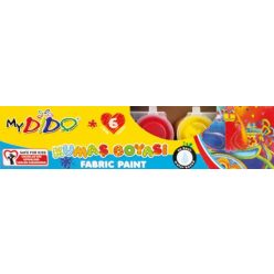 MyDido Textilfesték Készlet Tégelyes 6x22 ml