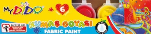 MyDido Textilfesték Készlet Tégelyes 6x22 ml