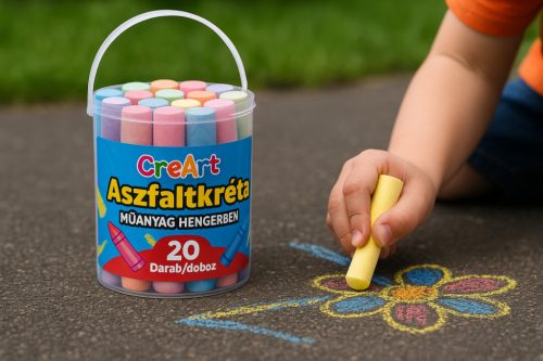 Aszfaltkréta színes, 20 Darab/doboz