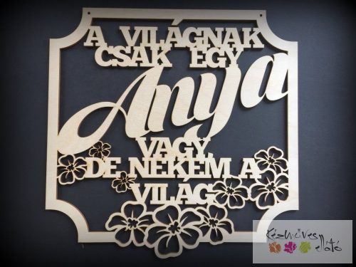 A világnak csak egy anya vagy, de nekem a világ