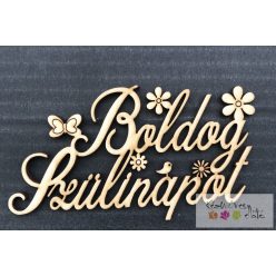 Boldog Szülinapot felirat díszítve