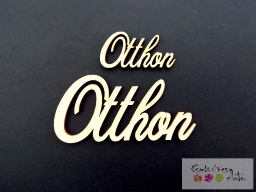 Otthon felirat 100mm