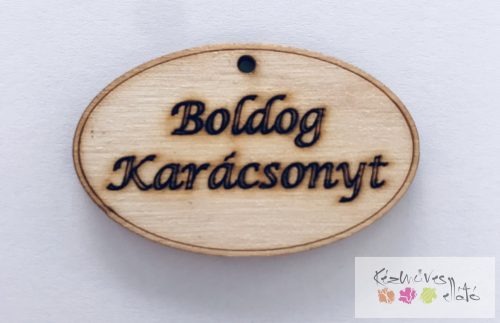 Boldog Karácsonyt táblácska