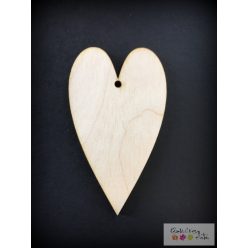 Natúr fa hosszúkás szív