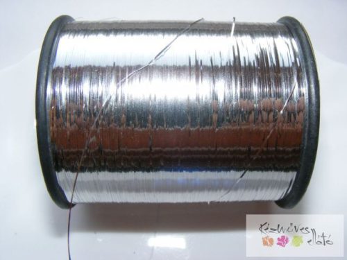 Lurex szál 0,3 mm 3000m - ezüst