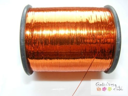 Lurex szál  0,3 mm 3000m - narancs