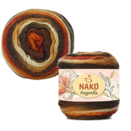 Nako Angorella színátmenetes fonal 87534 - Föld