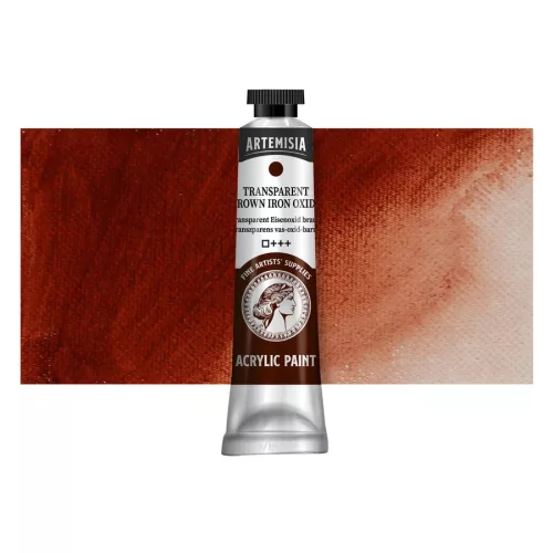 Artemisia művész akrilfesték 20 ml - Transzparens vas-oxid-barna