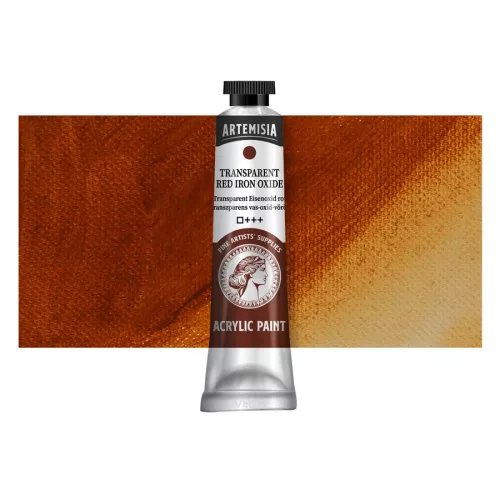 Artemisia művész akrilfesték 20 ml - Transzparens vas-oxid-vörös