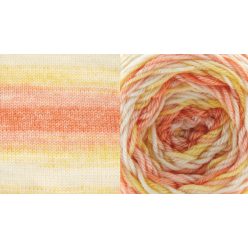   Everyday Batik cake, színátmenetes fonal 140g 74203 Narancs-sárga-krém