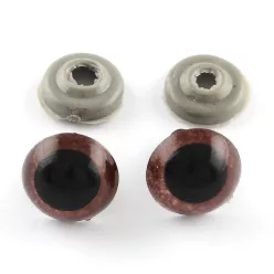 Biztonsági szem 20mm - barna 2db/cs