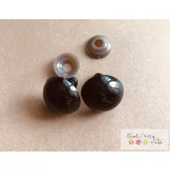 Biztonsági szem 26mm - fekete 2db/cs