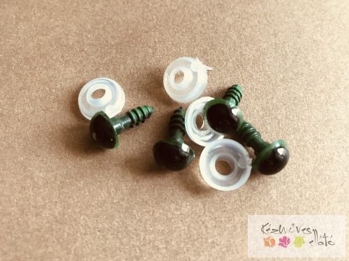Biztonsági szem 8mm - zöld 4db/cs