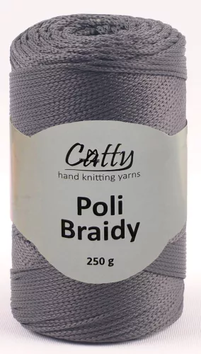 Catty Poli Braidey PP zsinór fonal 03 - Szürke