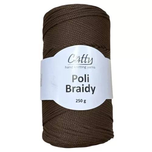 Catty Poli Braidey PP zsinór fonal 07 - Barna