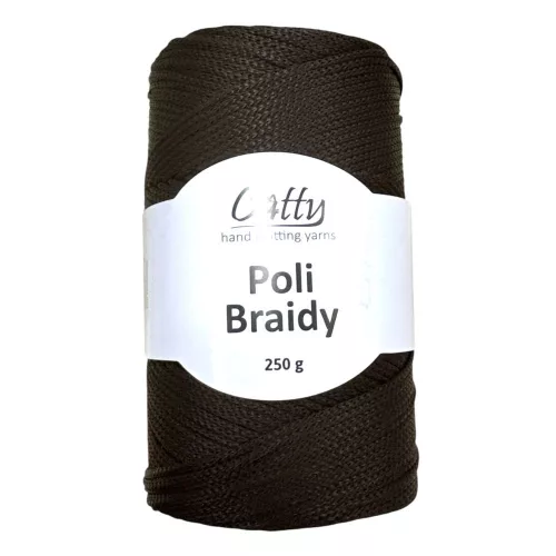 Catty Poli Braidey PP zsinór fonal 08 - Sötétbarna