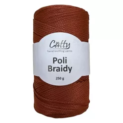 Catty Poli Braidey PP zsinór fonal 25 - Tégla