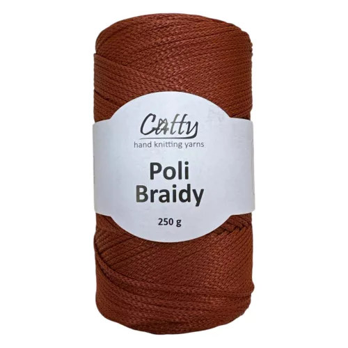 Catty Poli Braidey PP zsinór fonal 25 - Tégla