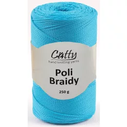Catty Poli Braidey PP zsinór fonal 28 - Türkiz