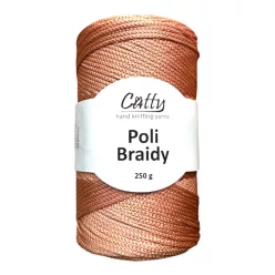   Catty Poli Braidey PP zsinór fonal 30 - Sötét barackvirág