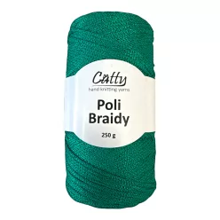 Catty Poli Braidey PP zsinór fonal 34 - Benetton zöld