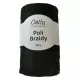 Catty Poli Braidey PP zsinór fonal 4 mm 01 - Fekete